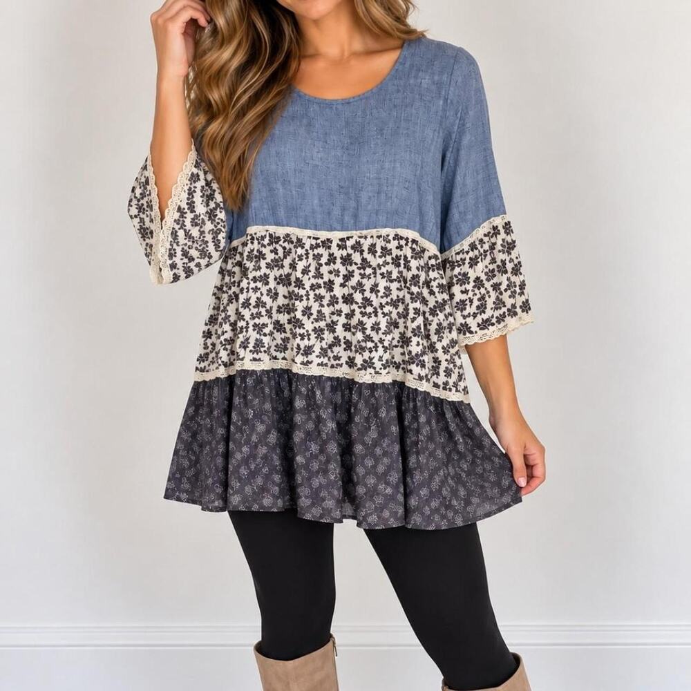 Altard state blue floral dress